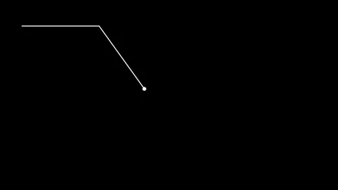 Line on a dark background. HUD elements. Hud callout scoreboard Stock Footage 242310001