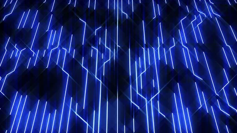 Line Data Communication Flow Technology Futuristic Element Stock Footage 101954678