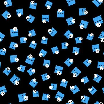 Line Database server with screwdriver and wrench icon isolated seamless pattern イラスト素材