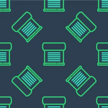 Line Decree, paper, parchment, scroll icon icon isolated seamless pattern on  Stock Illustration
