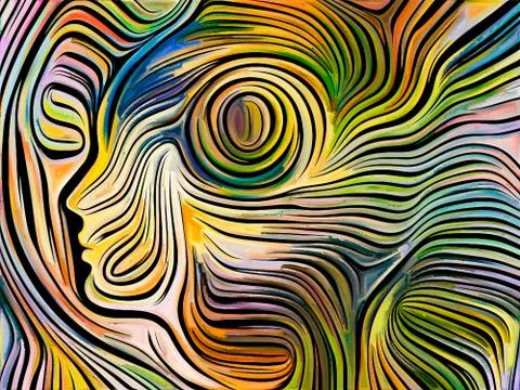 Line Design Background Stock Illustration