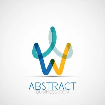 Line design loop logo 스톡 일러스트