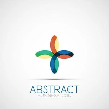 Line design loop logo 스톡 일러스트