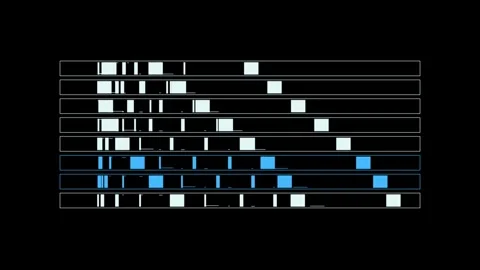 Line digital hitech interface elements HUD border 動画素材 342095878