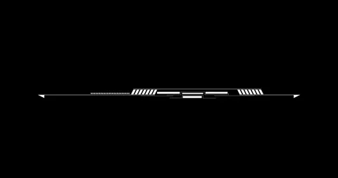 Line digital hitech interface elements HUD border 動画素材 342096153