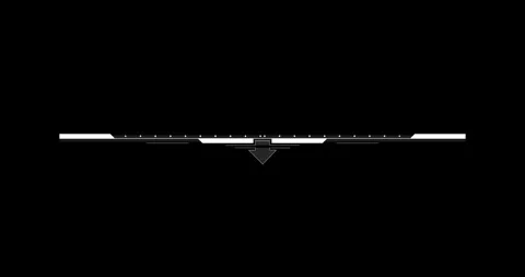 Line digital hitech interface elements HUD border Vídeos de archivo 342096158
