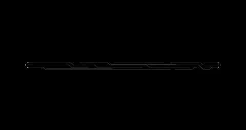 Line digital hitech interface elements HUD border Vidéo 342096166