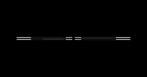 Line digital hitech interface elements HUD border Видео 342096173