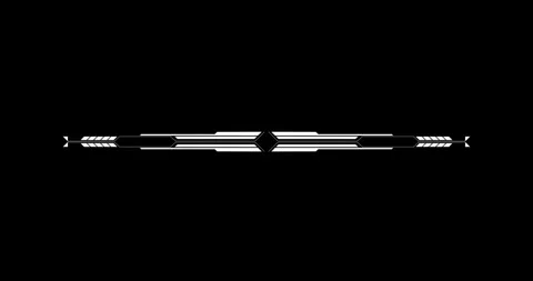 Line digital hitech interface elements HUD border Stock Footage 342096175