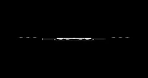 Line digital hitech interface elements HUD border Video stock 342096179