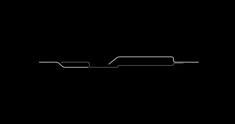 Line digital hitech interface elements HUD border Vidéo 342096211