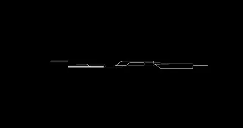 Line digital hitech interface elements HUD border Видео 342096217