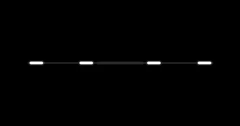 Line digital hitech interface elements HUD border Stock Footage 342096218