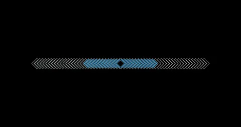 Line digital hitech interface elements HUD border Vídeos de archivo 342096229