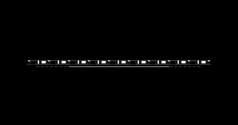 Line digital hitech interface elements HUD border Stock Footage 342096253