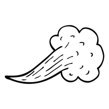 Line drawing cartoon expression bubble Illustrazione stock