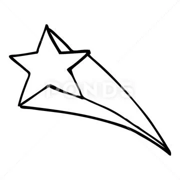 Set of hand drawn falling stars. Vector comet. Shooting lights. Isolated  illustration. Doodle style. by Anatartan | Shooting star drawing, Star  illustration, Shooting stars