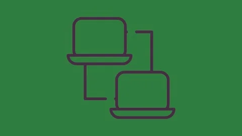 Line drawing of two boxes and bottles stack black white ic isolated on green Vídeos de archivo 336954716