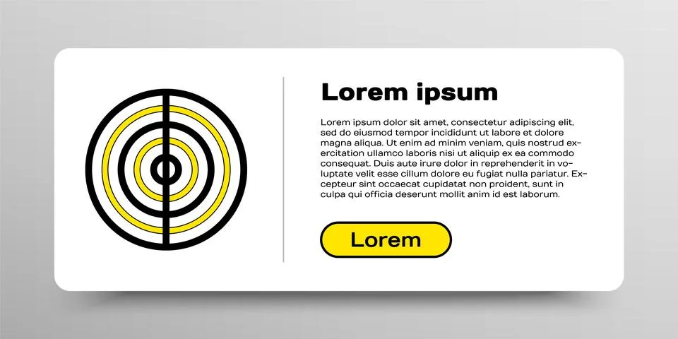 Line Earth structure icon isolated on white background. Geophysics concept .. Stock Illustration