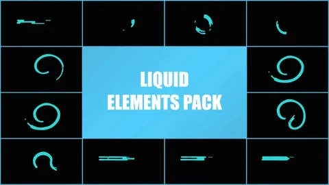 Line elements 2 Stock Footage 219605981