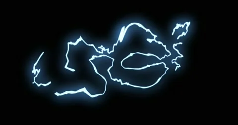 Line elements with glow effect. Stock Footage 218863079