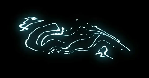 Line elements with glow effect. Stock Footage 271624834