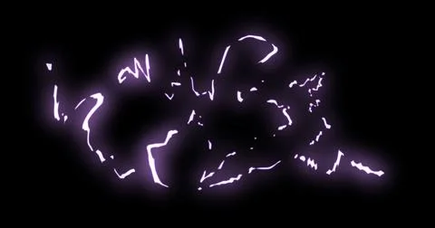 Line elements with glow effect. Stock Illustration