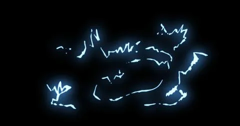 Line elements with glow effect. 스톡 일러스트