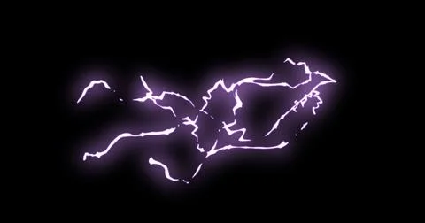 Line elements with glow effect. Stock Illustration