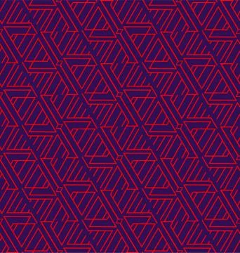 Line elements seamless vector pattern Stock Illustration