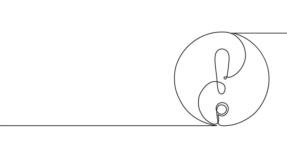 Line exclamation continuous alert stop sign caution attention danger mark icon Stock Illustration