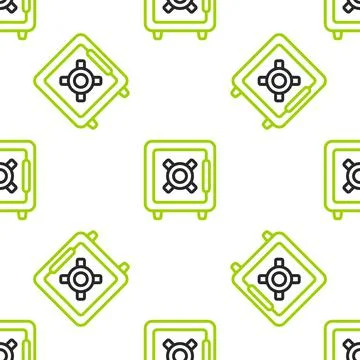 Line Finance falling chart arrow with gold bars icon isolated seamless pattern 스톡 일러스트