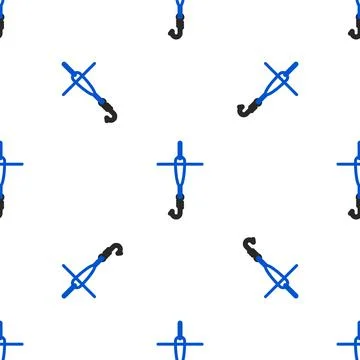 Line Fishing hook and float icon isolated seamless pattern on white background Illustrazione stock