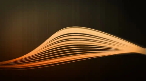 Line Flow Amber Orange Stock Footage 25984111