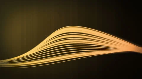 Line Flow Yellow Stock Footage 25983440