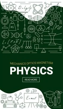 Line Flyer Physics Science Stock Illustration
