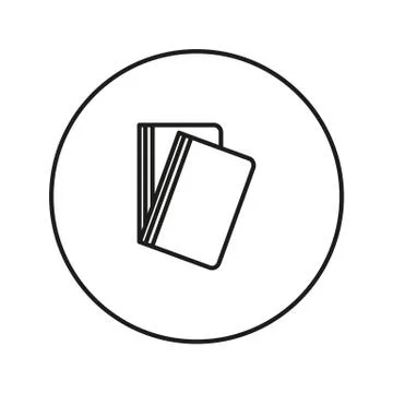 Line folder Icon Stock Illustration