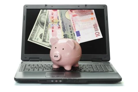 On line forex trading Stock Photos