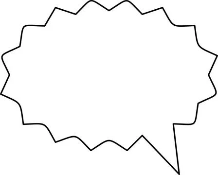 Line frame text speech bubble set. Line balloon design talk speech bubble frame. Illustration