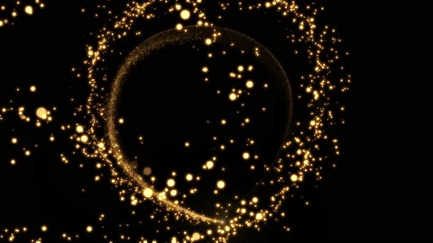 Line Glow Particle Stock Footage 144192212