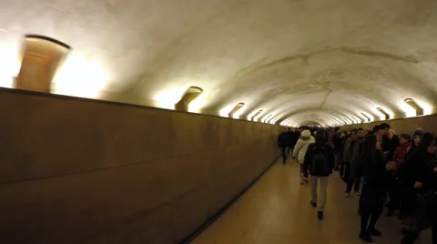Line to go up to Arc de Triomphe in Paris, France Stock Footage 47512845