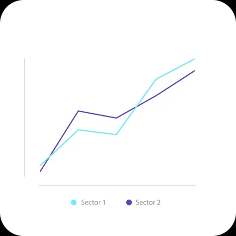 Line Graph animation Stock Footage 243061580