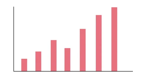 Line Graph Animation Profit Example Stock Footage 312410424