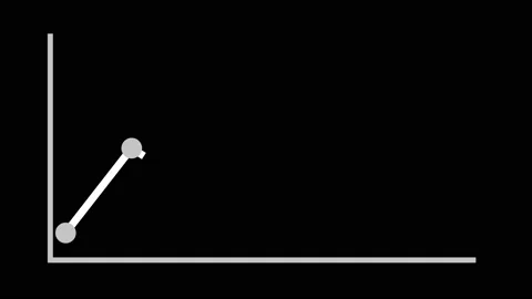 Line graph chart infographic flat design... | Stock Video | Pond5