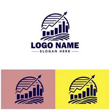 Line graph icon Line chart Line plot Line diagram flat logo sign symbol edi.. Ilustración de archivo