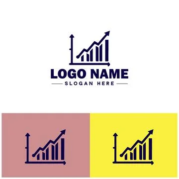 Line graph icon Line chart Line plot Line diagram flat logo sign symbol edi.. Ilustración de archivo