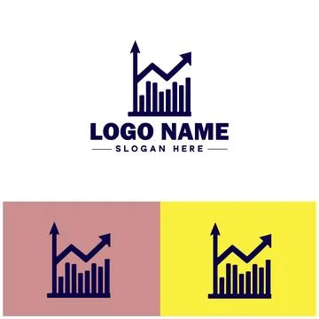 Line graph icon Line chart Line plot Line diagram flat logo sign symbol edi.. Ilustración de archivo