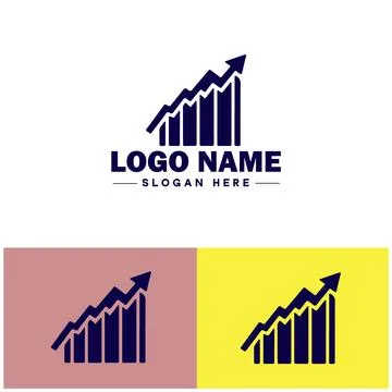 Line graph icon Line chart Line plot Line diagram flat logo sign symbol edi.. Ilustración de archivo