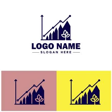 Line graph icon Line chart Line plot Line diagram flat logo sign symbol edi.. Ilustración de archivo