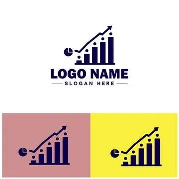 Line graph icon Line chart Line plot Line diagram flat logo sign symbol edi.. Ilustración de archivo